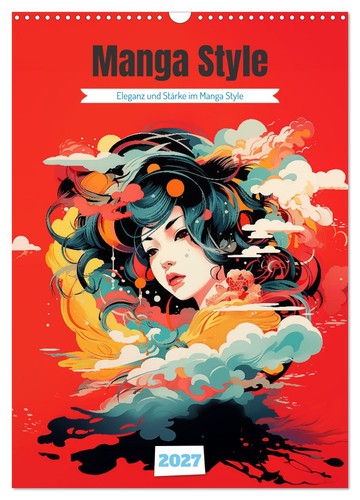 Manga style wandkalender 2027 - style,