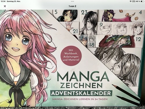 Manga zeichnen adventskalender - manga,