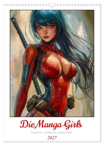 Die manga girls - die, (wandkalender